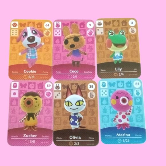 Nintendo Animal Crossing Cards (Non Official) - Picture 1 of 1